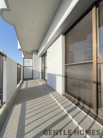 コスモテール吉塚のバルコニー