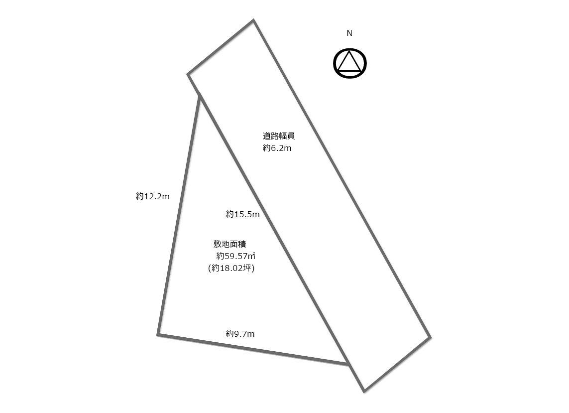 大阪市都島区内代町4丁目の土地図