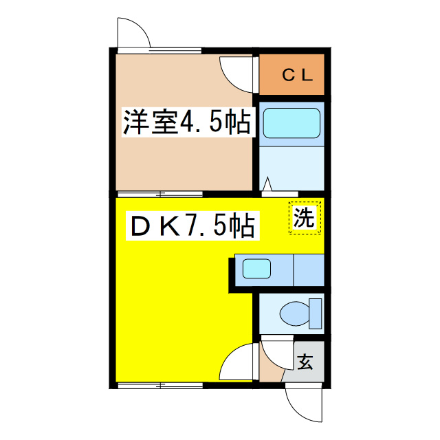 エスポワール芦野の間取り