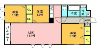 【間取り】 | ＴＨＥ　ＢＥＬＵＧＡ　世田谷　ＲＥＳＩＤＥＮＣＥ