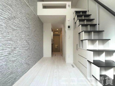 【居間・リビング】 | ハーモニーヒルズ北千住 | 別号室イメージの為、現状を優先致します。