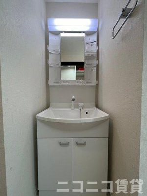 【独立洗面台】 | ハーモニーヒルズ北千住 | 別号室イメージの為、現状を優先致します。