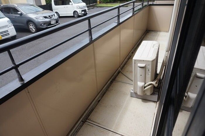 ヴィルヌーブ井原のバルコニー