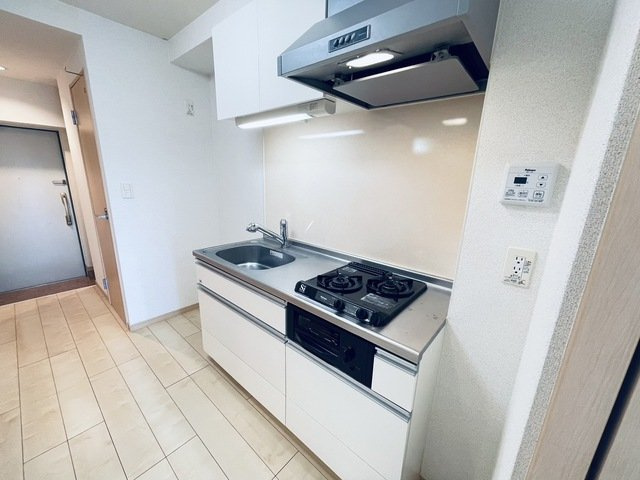 グランドステージ鏡のキッチン|コンパクトなキッチンで掃除もラクラク