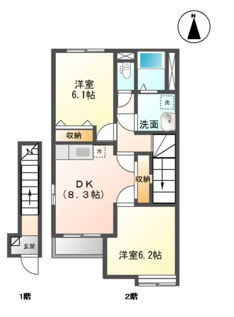 アリエッタの間取り