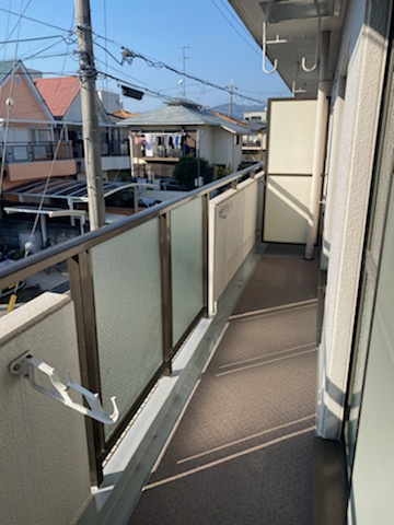 パレス高司のバルコニー