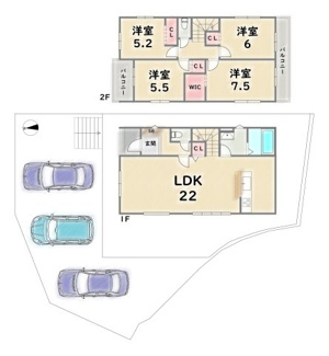 【間取り】 | 右京区花園大藪町