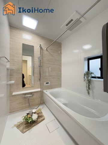 神戸市西区福吉台1丁目　新築戸建の浴室|【ホームページに現地動画掲載中】●年中無休：当日予約可●「断熱ユニットバス・断熱浴槽」を使用。