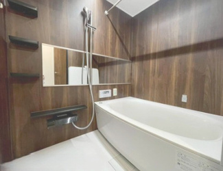 【浴室】 | ビュータワー八王子 | 一日の疲れを取る浴室は、追炊き機能と浴室乾燥機付気です！