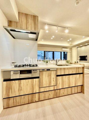 【キッチン】 | グラントレゾール駒形 | ワイドで収納豊富なシステムキッチン