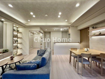 【居間・リビング】 | グラントレゾール駒形 | 【居間・リビング】「ＬＤＫは家族団らんをデザイン」広いＬＤＫでは家族が集まり一緒の時間を過ごせる工夫がされております。何気ない一日の当たり前のひとコマがいつか一生の宝物になります