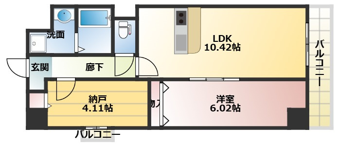 アーバンパーク新大阪の間取り
