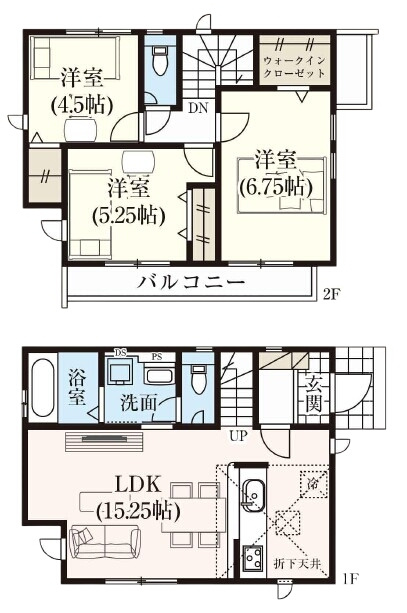 立川市砂川町６丁目 多摩都市モノレール 玉川上水駅 新築戸建
