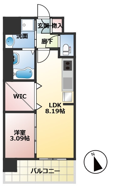 WORVE吹田江坂の間取り