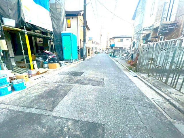 杉並区宮前１丁目　新築一戸建　京王井の頭線　富士見ヶ丘の前面道路含む現地写真