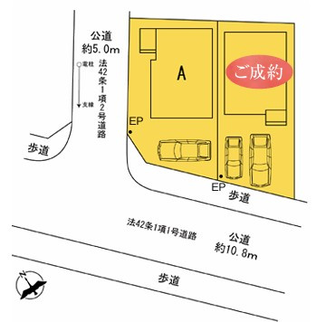 【区画図】 | 海老名市国分寺台4丁目 新築戸建 全2棟