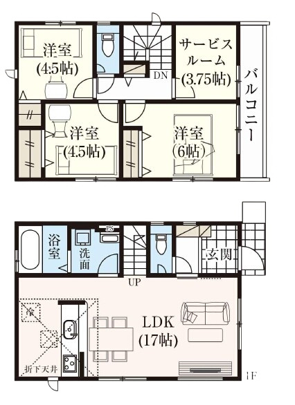 立川市砂川町６丁目 多摩都市モノレール 玉川上水駅 新築戸建