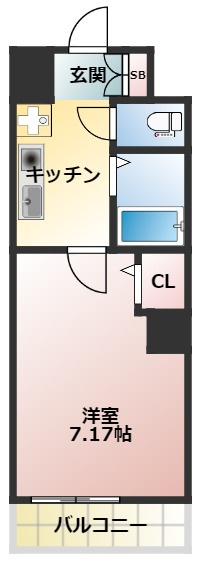 メリックビルの間取り