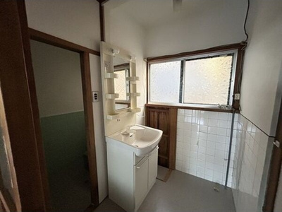 【洗面所】 | 百舌鳥西之町二丁貸家B4