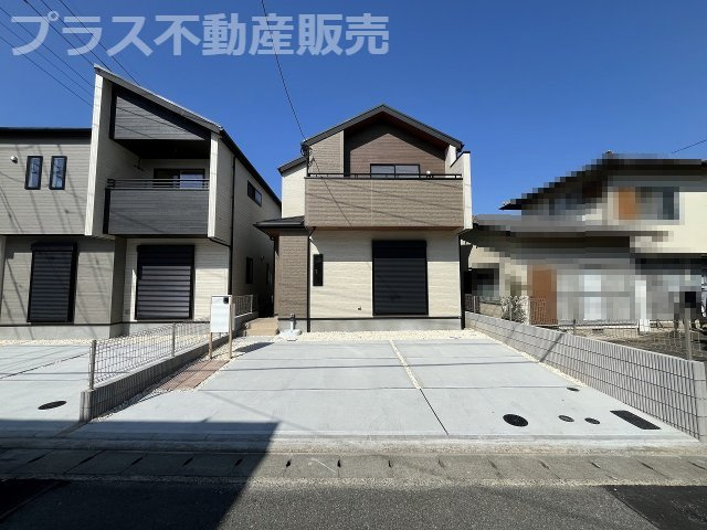 【外観】 | 福岡市南区屋形原1丁目　2号棟（全2棟）【仲介手数料無料・0円】 | 完成イメージの外観パースです。建築中の物件は、お近くのモデルハウスも一緒にご覧頂けます。