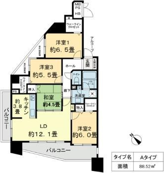 ベレーサ鶴舞公園の間取り
