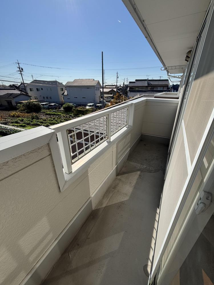 桃苑のバルコニー