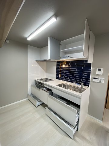 上高丸コーポラスのキッチン|キッチンでお料理をお楽しみください