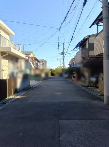 常吉1丁目戸建の前面道路含む現地写真|前面道路含む現地写真です