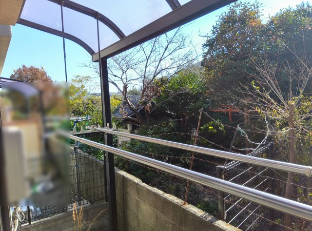 常吉1丁目戸建のその他|1階バルコニーから南東方面