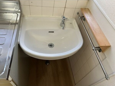 【洗面所】 | 百舌鳥西之町二丁貸家E-1