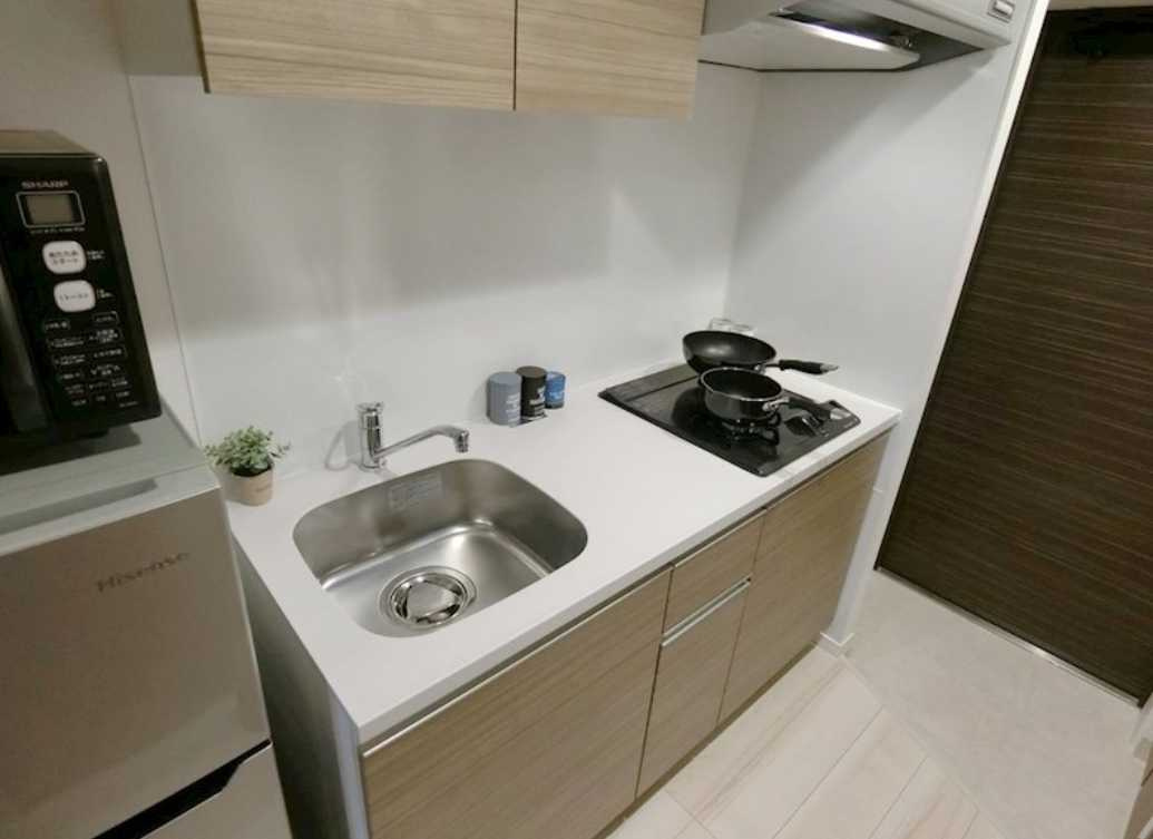 クレヴィスタ三軒茶屋　敷金０　分譲賃貸　ネット無料のキッチン|※写真はイメージです