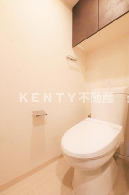 【トイレ】 | 大森海岸レジデンス | 落ち着いた色調のトイレです