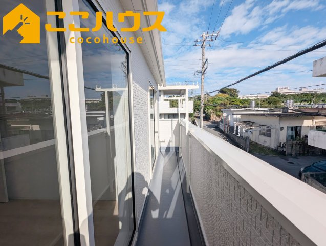 糸満市座波第2　クレイドルガーデン　新築戸建て　全4棟　2号棟のバルコニー|バルコニー