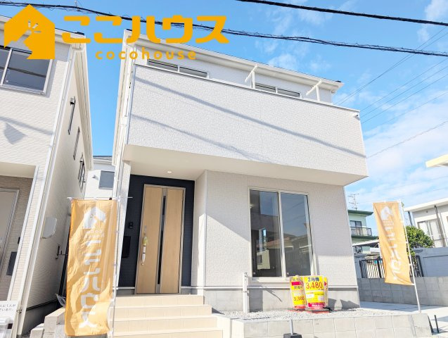 糸満市座波第2　クレイドルガーデン　新築戸建て　全4棟　2号棟の外観|駐車スペース2台