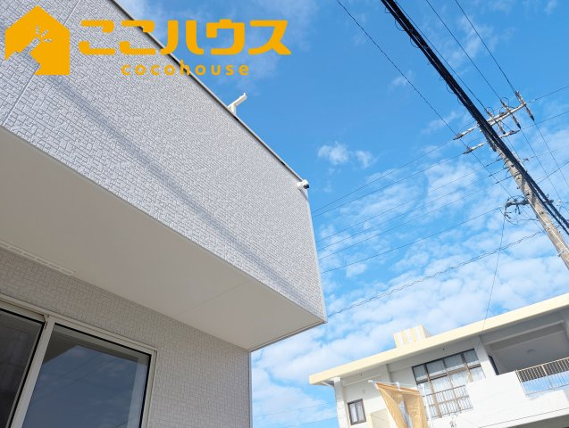 糸満市座波第2　クレイドルガーデン　新築戸建て　全4棟　2号棟の防犯設備|防犯カメラ