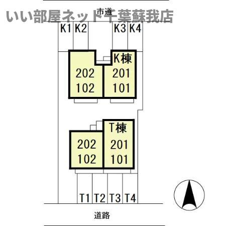 シャルマン・ロージェ　Tの区画図