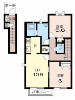 【間取り】 | ルミエール諏訪森