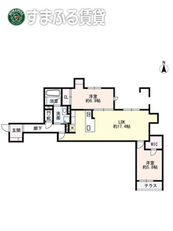 【間取り】 | uno y solo(ウノ イ ソロ)　岡崎市若松町