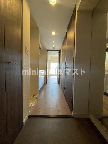 プレサンス難波フィールドの玄関