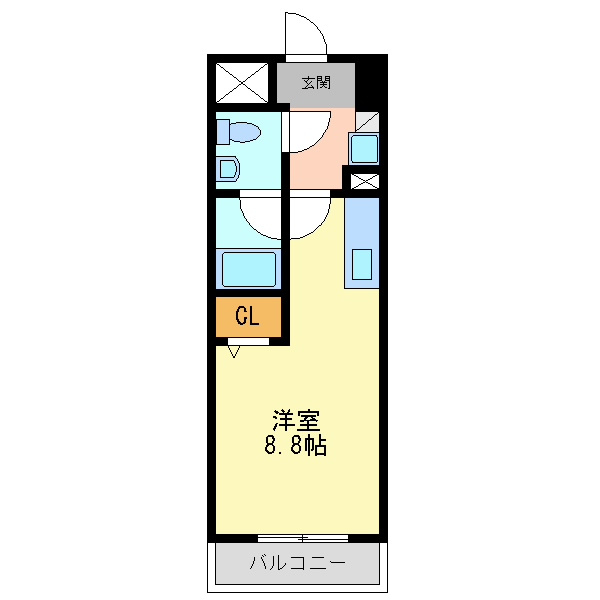 ヴァンスタージュ姫里の間取り