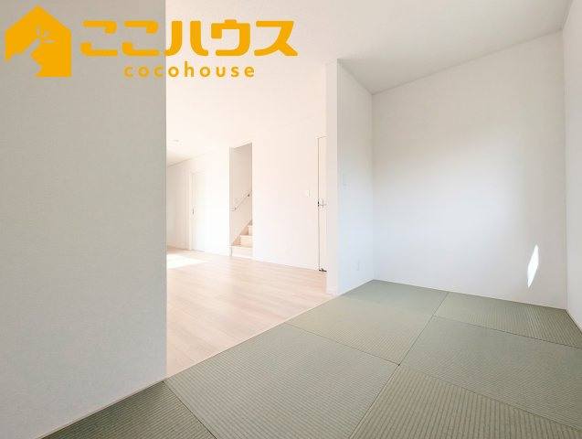 糸満市座波第2　クレイドルガーデン　新築戸建て　全4棟　3号棟の和室|お子様の遊び場としても使えるタタミコーナー4帖