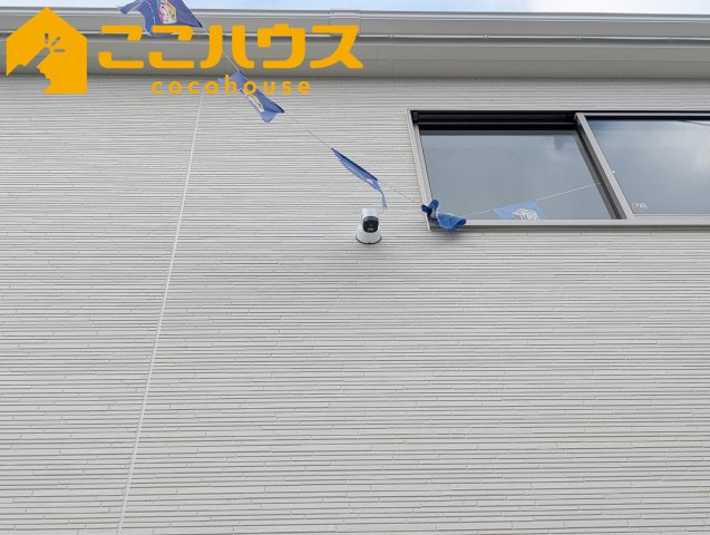 糸満市座波第2　クレイドルガーデン　新築戸建て　全4棟　3号棟の防犯設備|防犯カメラ