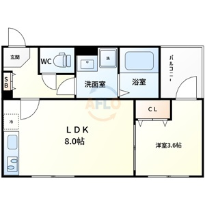 ブランテール深江橋の間取り|ブランテール深江橋　間取り