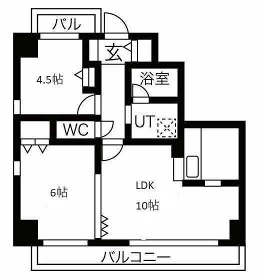 コンフォール・エスティオの間取り