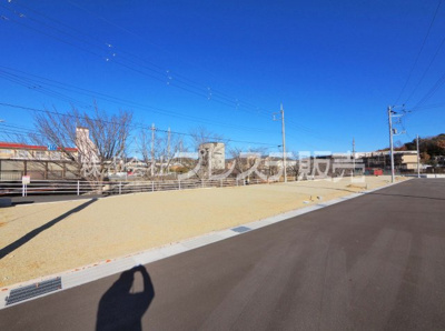 【その他】 | 生駒市中菜畑２丁目の新築一戸建 全６区画 | 現地写真（建物の建築工事を開始する前に撮影したものです）※現地に係員は常駐しておりません。