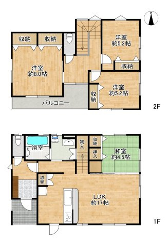 仙台市宮城野区白鳥2丁目　の間取り