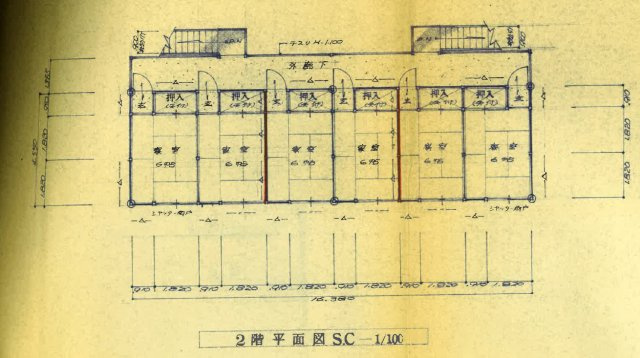 花上寮の間取り|別棟2F