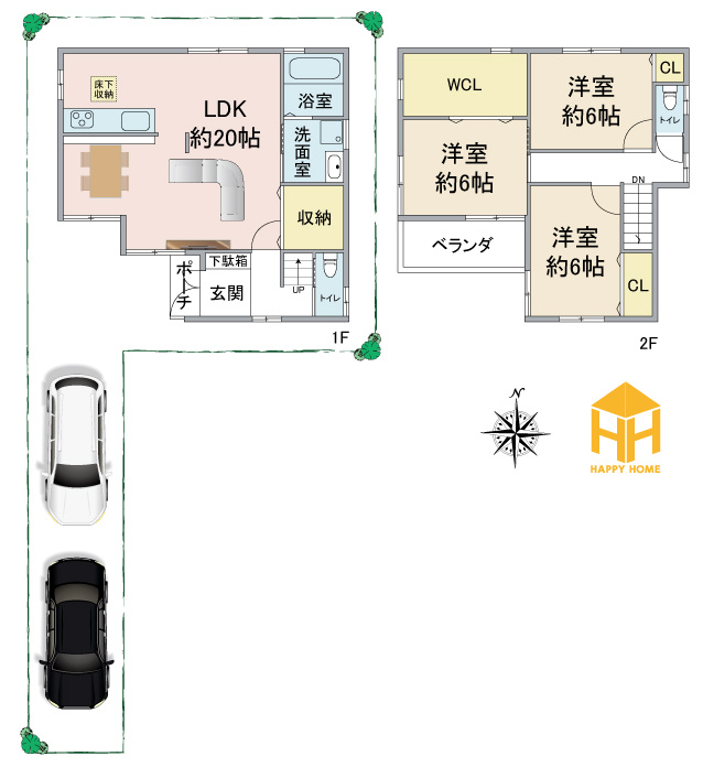 宝塚市宝梅3丁目中古一戸建ての間取り|※現況と図面が異なる場合現況を優先いたします。
