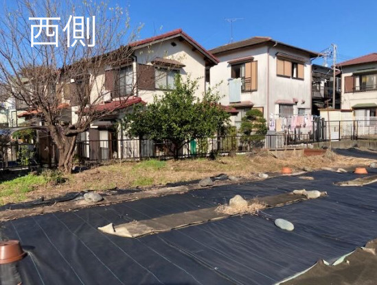 売土地　富士市天間の外観|敷地が約１００坪を広々しています。自由な間取りでお家が建てられます。
