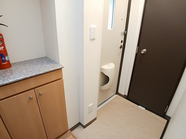 シティフォレスト８２の玄関|明るい玄関です